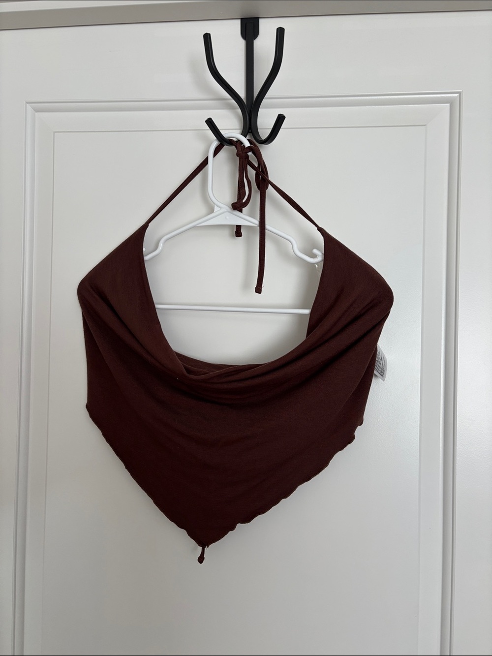 Cotton On Brown Halter Crop Top